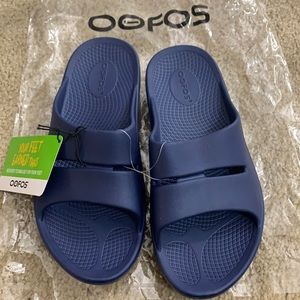 OOFOS OOAHH Slide Navy Unisex Sandal (Men’s Sz 4/Women’s Sz 6) NWT